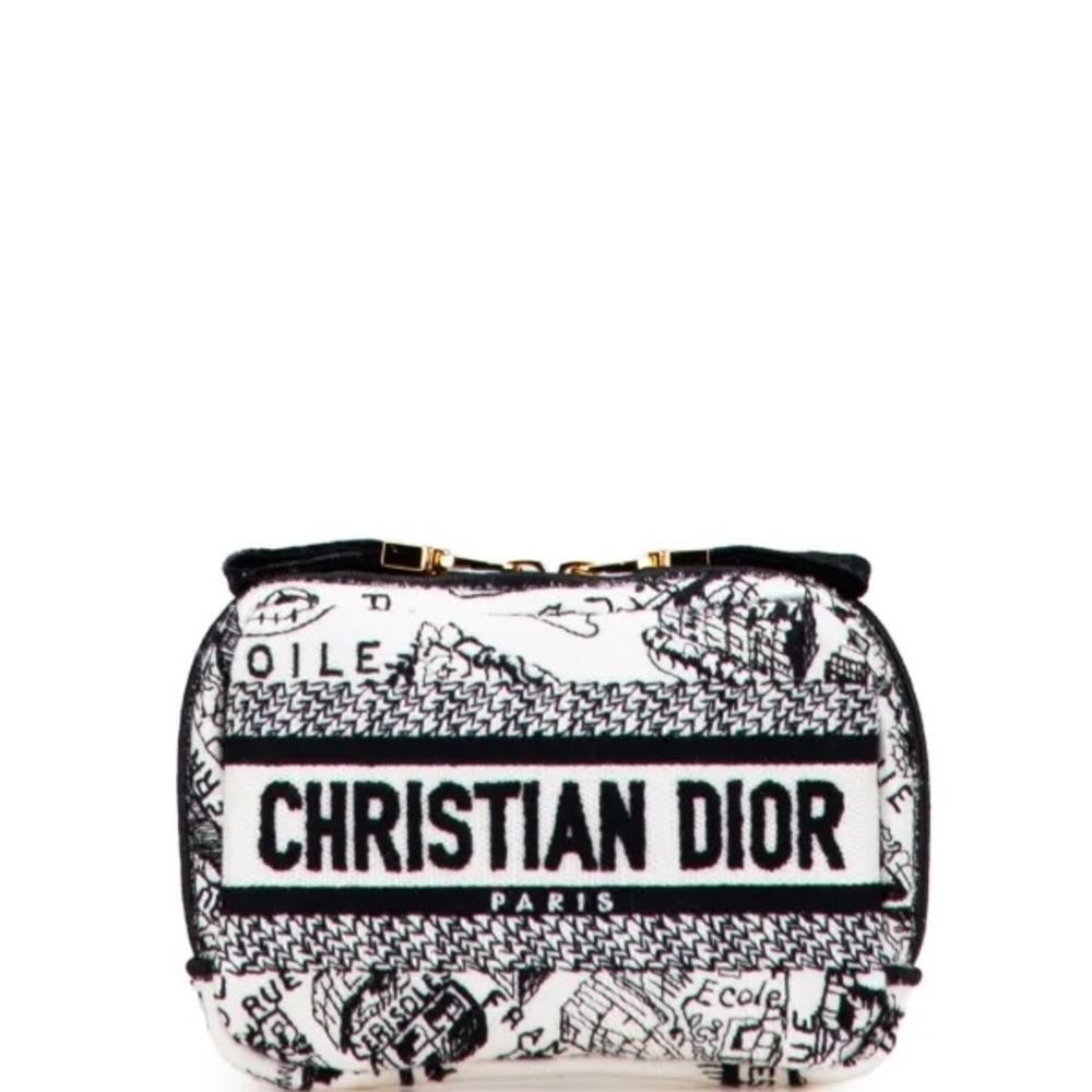 Dior Embroidered Cosmetic Case